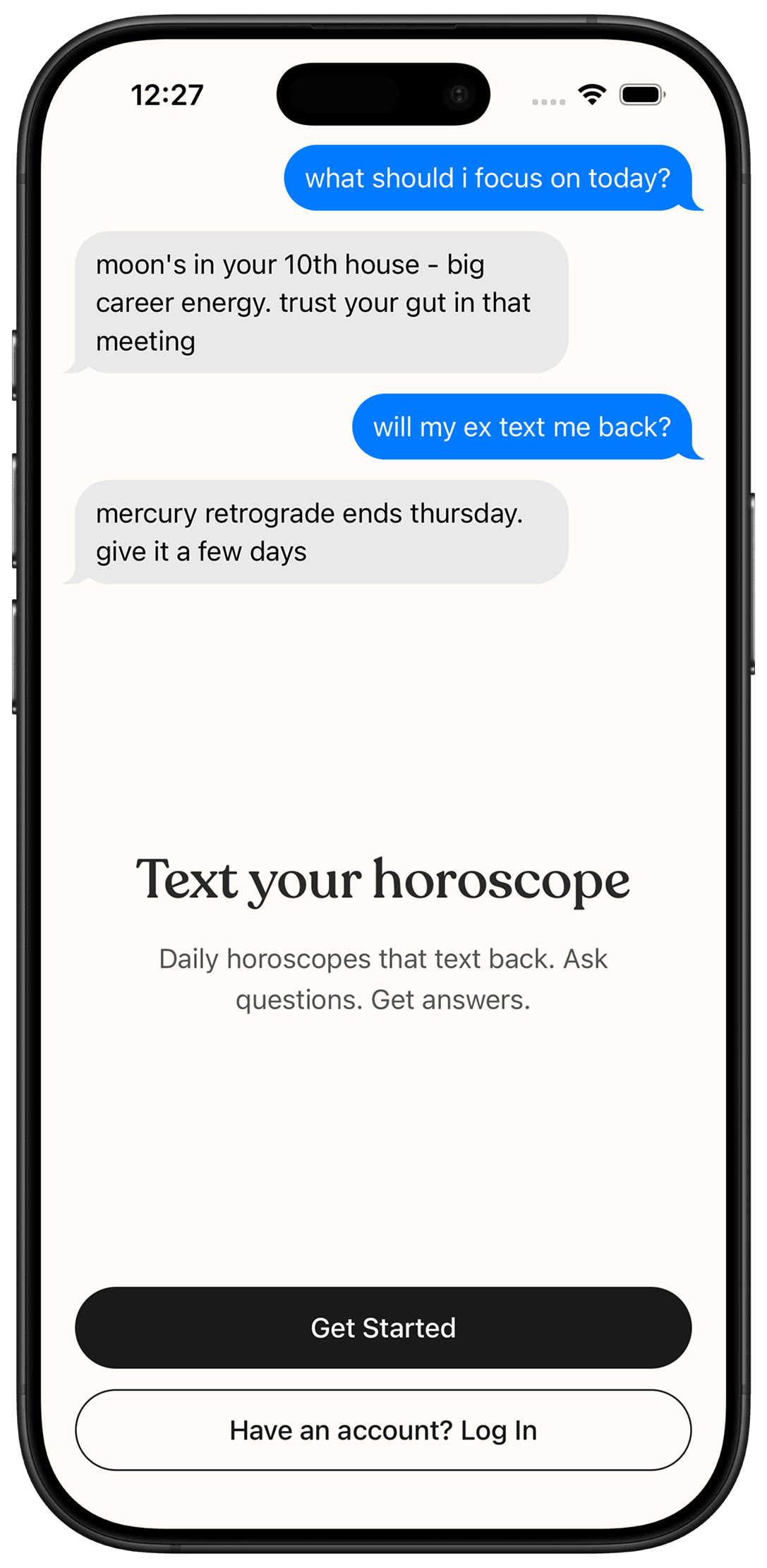 Scope horoscope conversation